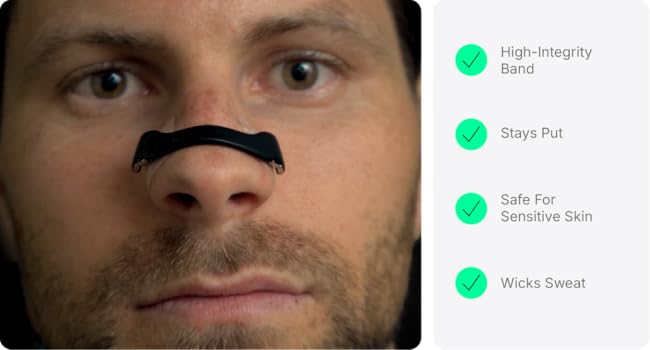 Hycor magnetic nose strips: increase sports air intake, improve sleep and reduce snoring